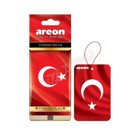 5 ADET Areon Türk Bayrağı Turkish Dream Oto Araç Kokusu