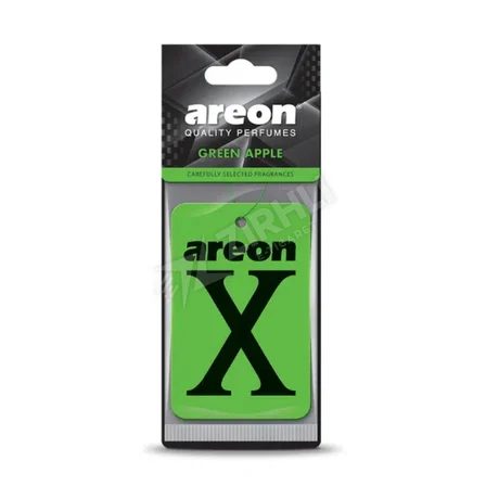 5 ADET Areon X Green Apple Oto Araç Kokusu ( Yeşil - Siyah )