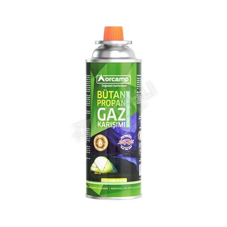 5 ADET Orcamp Bütan Propan Gaz Kartuşu 227 Gr
