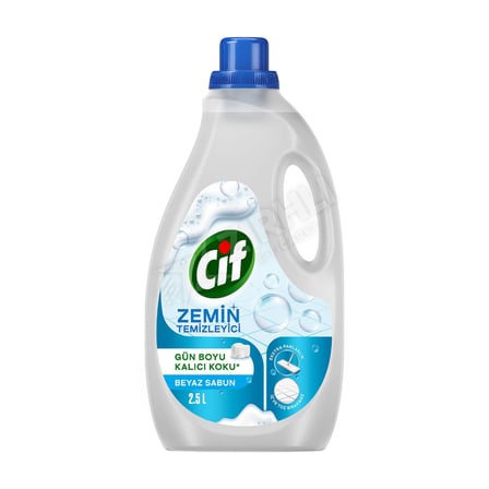 Cif Zemin Temizleyici Beyaz Sabun 2500 Ml