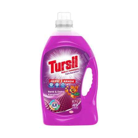 Tursil Sıvı Bakım Deterjanı Tüm Renkler 49 Yıkama 2.7 Lt