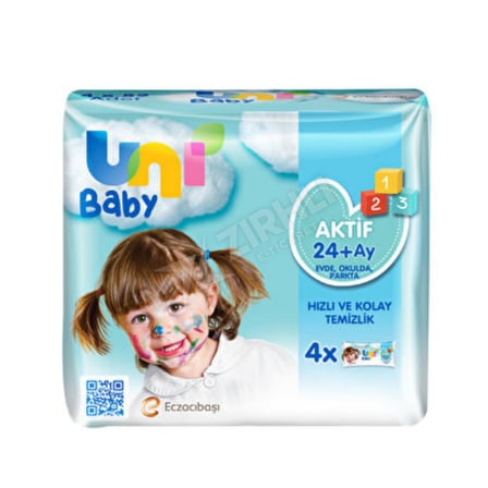 Unibaby Islak Havlu Aktif (4X52)