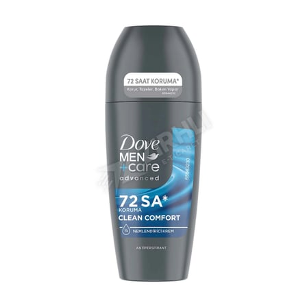 2 ADET Dove Men Clean Comfort Roll-On 50 Ml