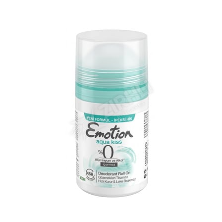 2 ADET Emotion Aqua Kiss Roll On 50 Ml