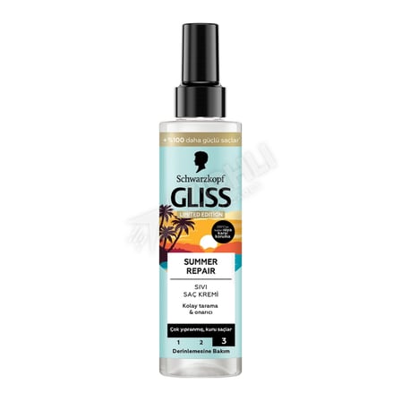2 ADET Gliss Summer Repair Sıvı Saç Kremi 200 Ml