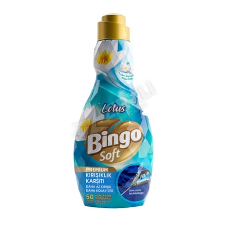 2 ADET Bingo Soft Konsantre Yumuşatıcı Kırışıklık Karşıtı 1200 Ml