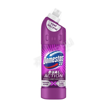 2 ADET Domestos Dual Action Kötü Koku Karşıtı Çamaşır Suyu 750 Ml