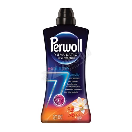 2 ADET Perwoll Elixia Yumuşatıcı Amber Işıltısı  1200 Ml