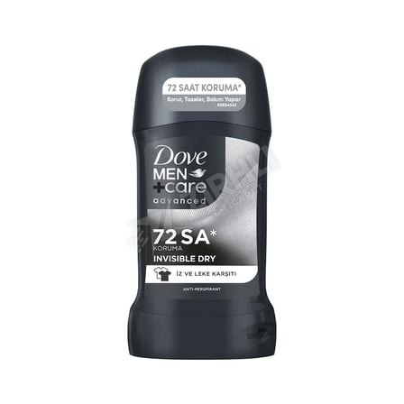 3 ADET Dove Men Invisible Dry Stick Deodorant 50 Ml