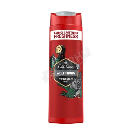 3 ADET Old Spice Erkek Duş Jeli ve Şampuan Wolfthorn 400 Ml