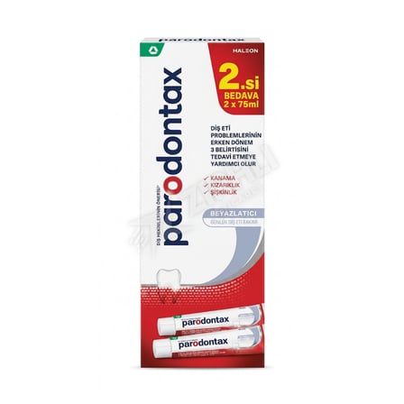 3 ADET Parodontax Beyazlatıcı Diş Macunu (75 Ml+ 75 Ml)