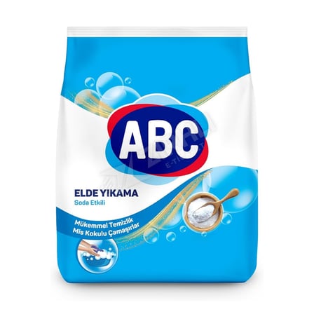 3 ADET Abc Toz Deterjan Soda Etkili 600 Gr