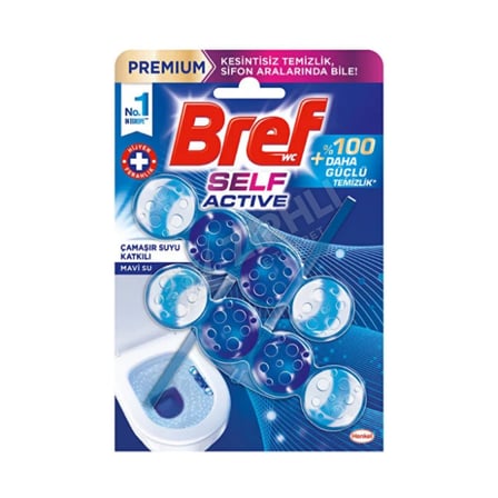 3 ADET Bref Self Active Chlorine Duopack 2'li 50 Gr