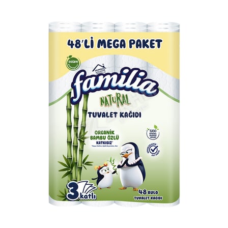 3 ADET Familia Tuvalet Kağıdı 48'li