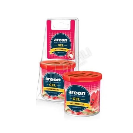 4 ADET Areon Gel Can Blister Watermelon Bardaklık Oto Araç Kokusu