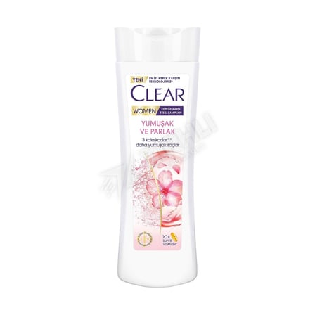 5 ADET Clear Şampuan Parlak Kepeğe Karşı Etkili  350 Ml