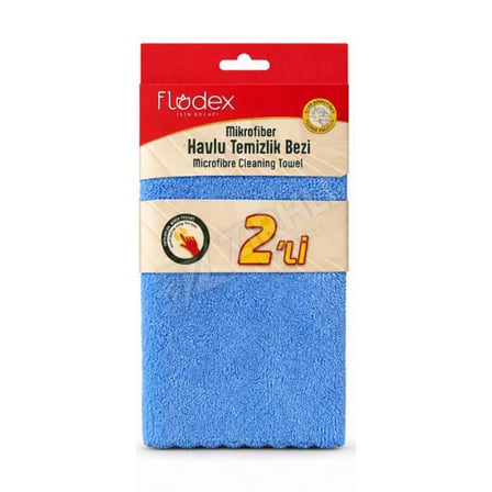 5 ADET Flodex Mikrofiber Havlu Temizlik Bezi 2'li