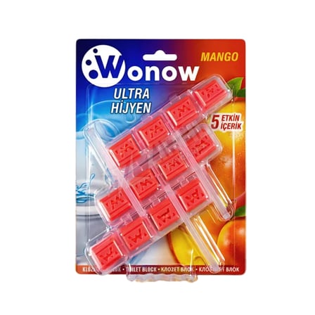 5 ADET Wonow Wc Blok Mango 3X50 Gr