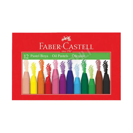 5 ADET Faber Castell Pastel Boya 12Li Redline