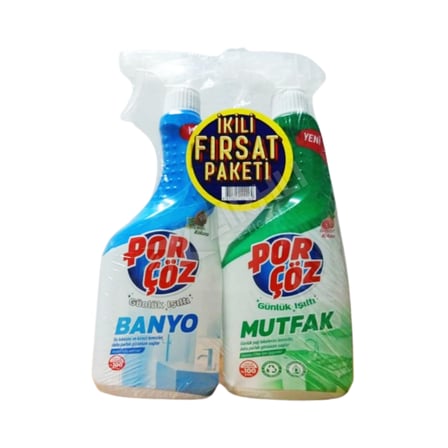 Porçöz 2'li Set Banyo 750 Ml + Mutfak 750 Ml