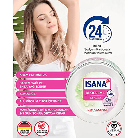 Isana Deodorant Krem 50 ml