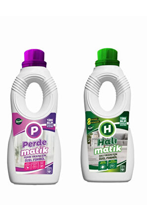Süper 2'li Süper Perde Matik 1500ml ve Süper Halı Matik 1200 ml 2'si Bir arada