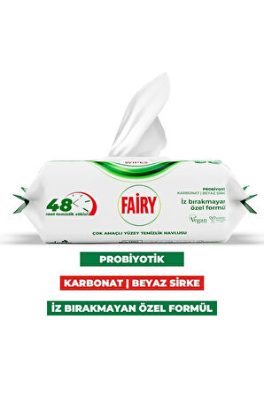 Power Wipes Yüzey Temizlik Havlusu 100 Yaprak 6 Adet Beyaz Sabun