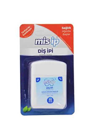 Misip Kürdanlı Diş İpi 50 Li 5 ADET