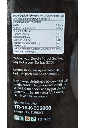 Nogay Siyah Zeytin Ezmesi 4 Kg Doğal Bursa Gemlik Zeytin Ezmesi Zeytin 5kg