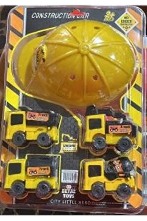 KASKLI İNŞAAT SET EĞLENCELİ SET