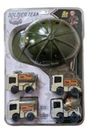 EĞLENCELİ KASKLI ASKER SETİ