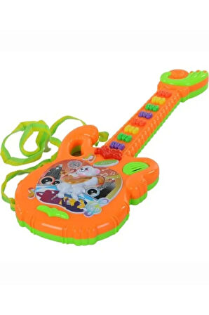 Müzikli Efsane Gitar Oyuncak Işıklı Müzikli Gitar