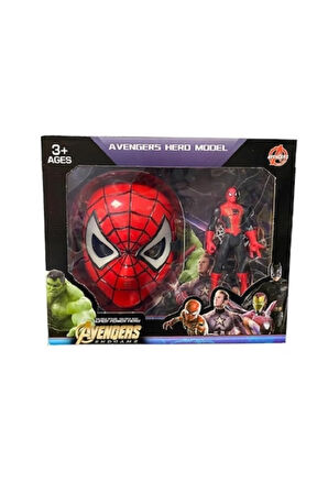 Spiderman maskesi ve Spiderman Karakter Figürü