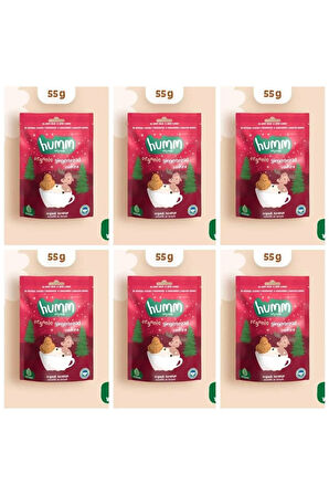 Organik Vegan Zencefilli ve Tarçınlı Kurabiye - 55g*6 adet