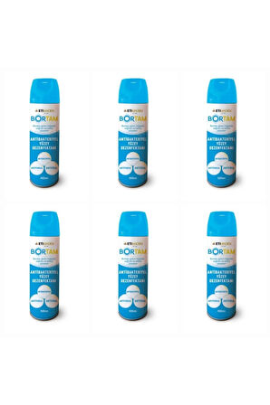 BORTAM DEZENFEKTAN 6 ADET VİRÜS BAKTERİ VE MANTARA KARŞI ETKİLİ AEROSOL.