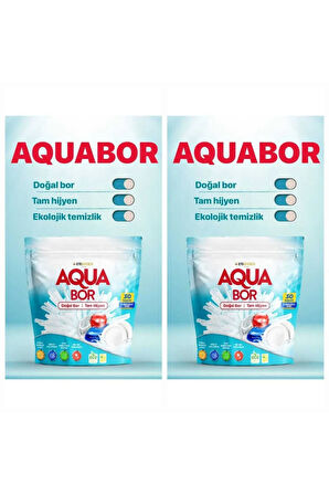 Doğal Mineralli Bulaşık makinesi Tableti 2 paket *30 kapsül.