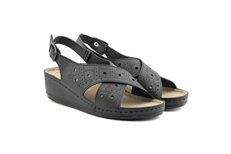 BioStep Daily 1819 – Günlük Ortopedik Vegan Deri  Kadın Sandalet