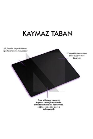 MP07 - 24x33 Ofis Ve Gaming Mousepad | Kaymaz Taban, Oyuncu Gamepad, Ev, Ofis, Oyun Için