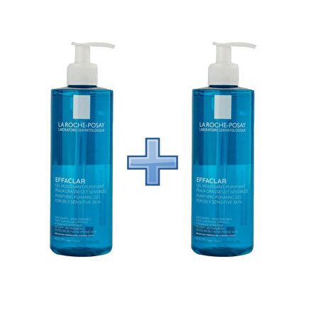 Effaclar Jel 400 Ml Yağlı/akneye Eğilim Gösteren Ciltlere Temizleme Jeli X 2 Avantaj Paket