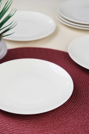 Tabak Evi Porselen Chic Pasta Tabağı 20,50cm 6 LI