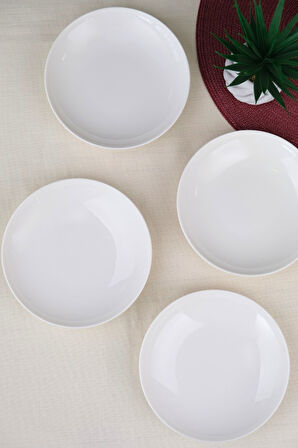 Tabak Evi Porselen Chic Çukur Tabak 19,50cm 550cc 4 LÜ