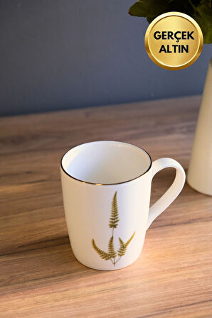 Tabak Evi Porselen Natura Marinum Kulplu Mug Kupa 9cm 220ml 4 lü