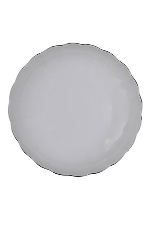 Kütahya Porselen Bone Luz Platin Fileli Çukur Tabak 20cm 2 li