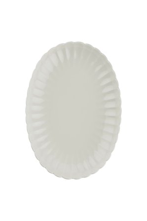 Kütahya Porselen Bone Luz Krem Kayık Tabak 24x17x3cm 6 lı BNLZF24KY00