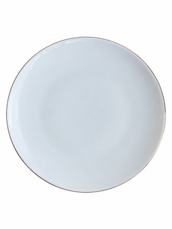 Tabak Evi Porselen Chic Altın Yaldızlı Servis Tabağı 24,50cm 2 li