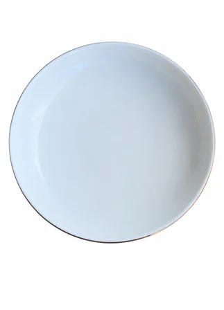 Tabak Evi Porselen Sofia Altın Yaldızlı Çukur Tabak 18,5cm 620cc 6 lı