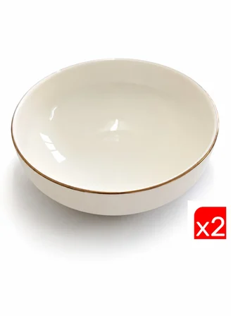 Tabak Evi Porselen Sofia Altın Yaldızlı Kase 13,5cm 380cc 2 li