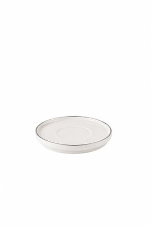 Kütahya Porselen Bone Desire Çay Tabağı 12cm Platin Yaldızlı 2 li