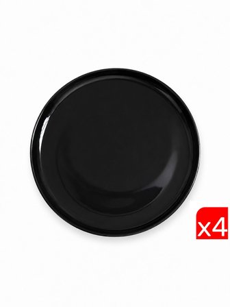 Kütahya Porselen Moderna Servis Tabağı Siyah 24cm MOD24DU740104 4 lü