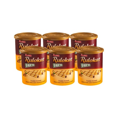 Ülker Rulokat Gofret 170g Fındıklı Rulo Gofret